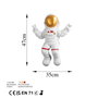 Wallity Peace Sign Astronaut - 1 Blanco y dorado